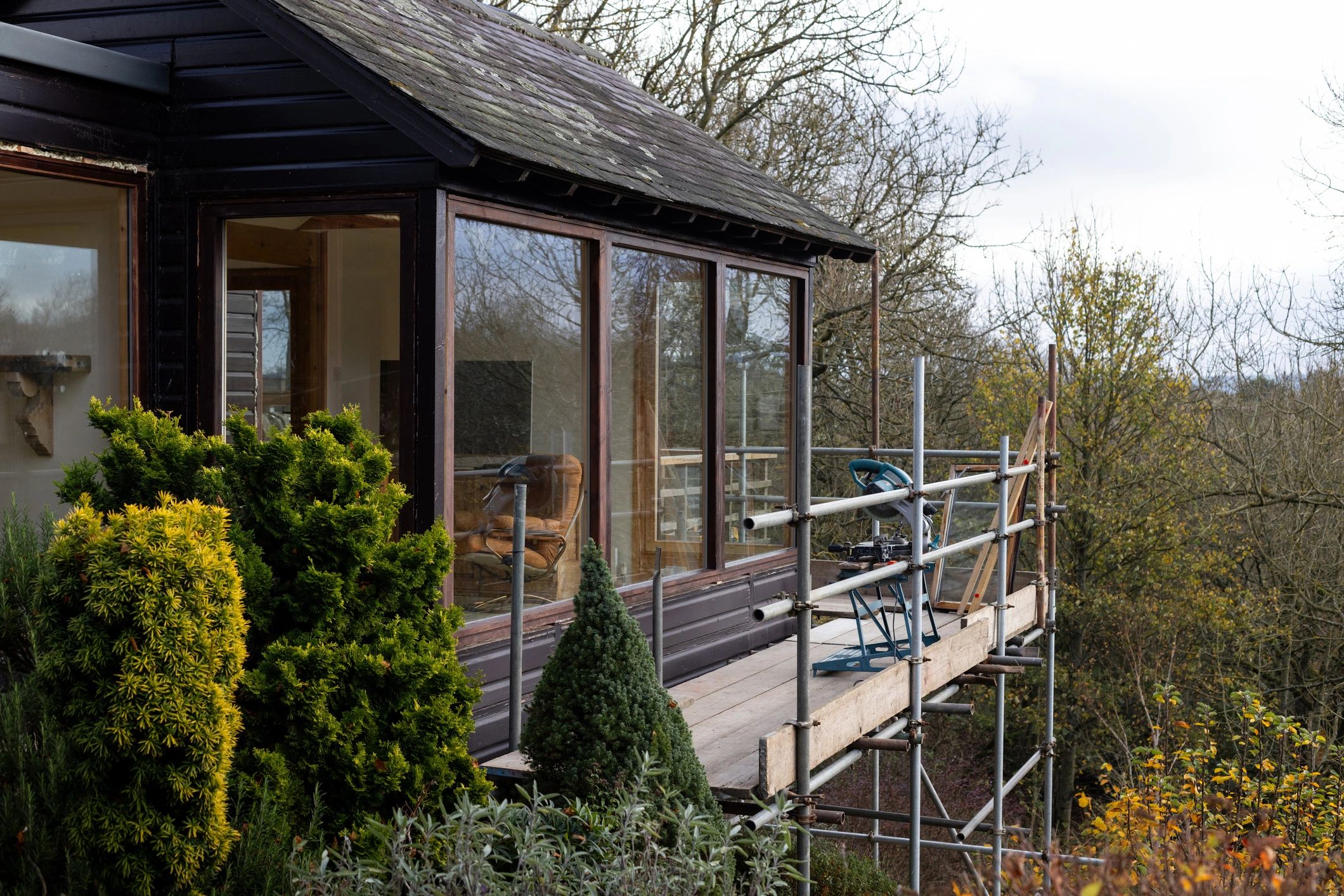 Managed building exterior representing ongoing facility protection