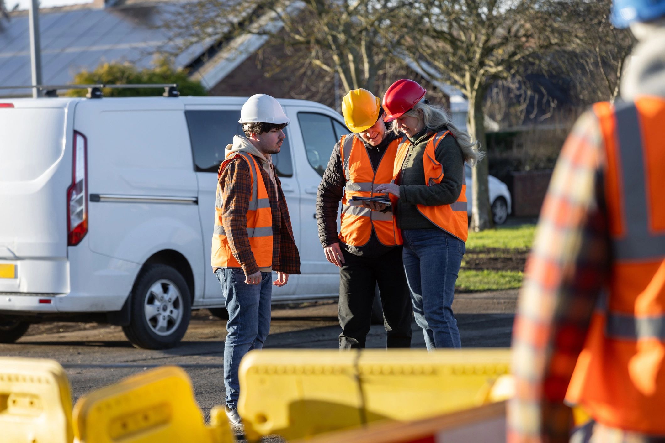 NGI facility management team coordinating work on site